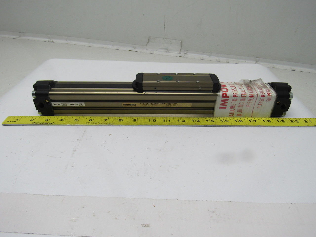 Numatics S1011320007GM0 Roadless Cylinder 32mm Bore 7-3/4" Stroke