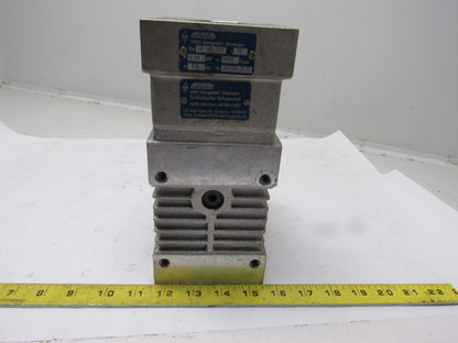 Atlanta 58 43 250 High Performance Servo Worm Gear Reducer 50:1 Ratio