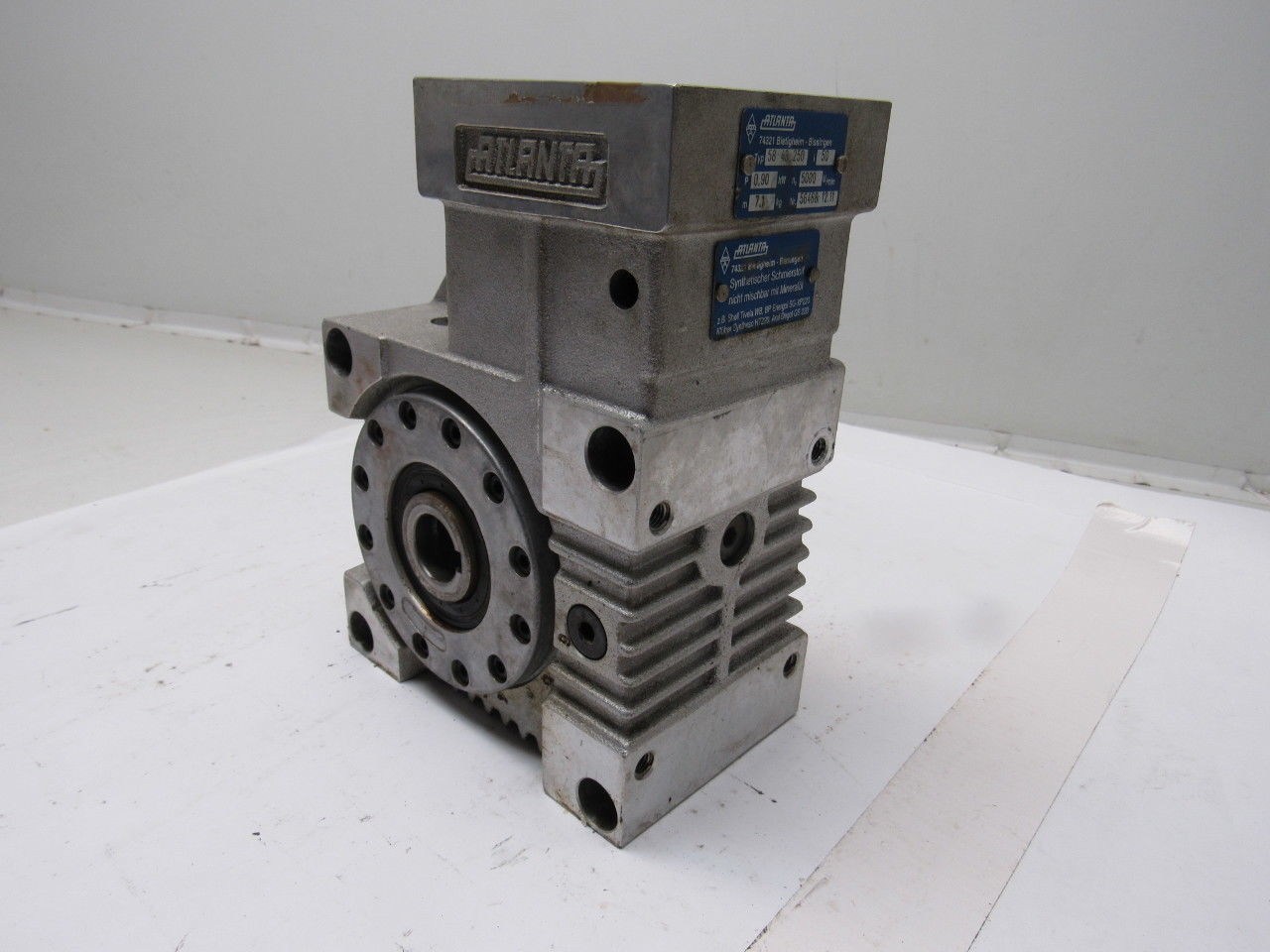 Atlanta 58 43 250 High Performance Servo Worm Gear Reducer 50:1 Ratio