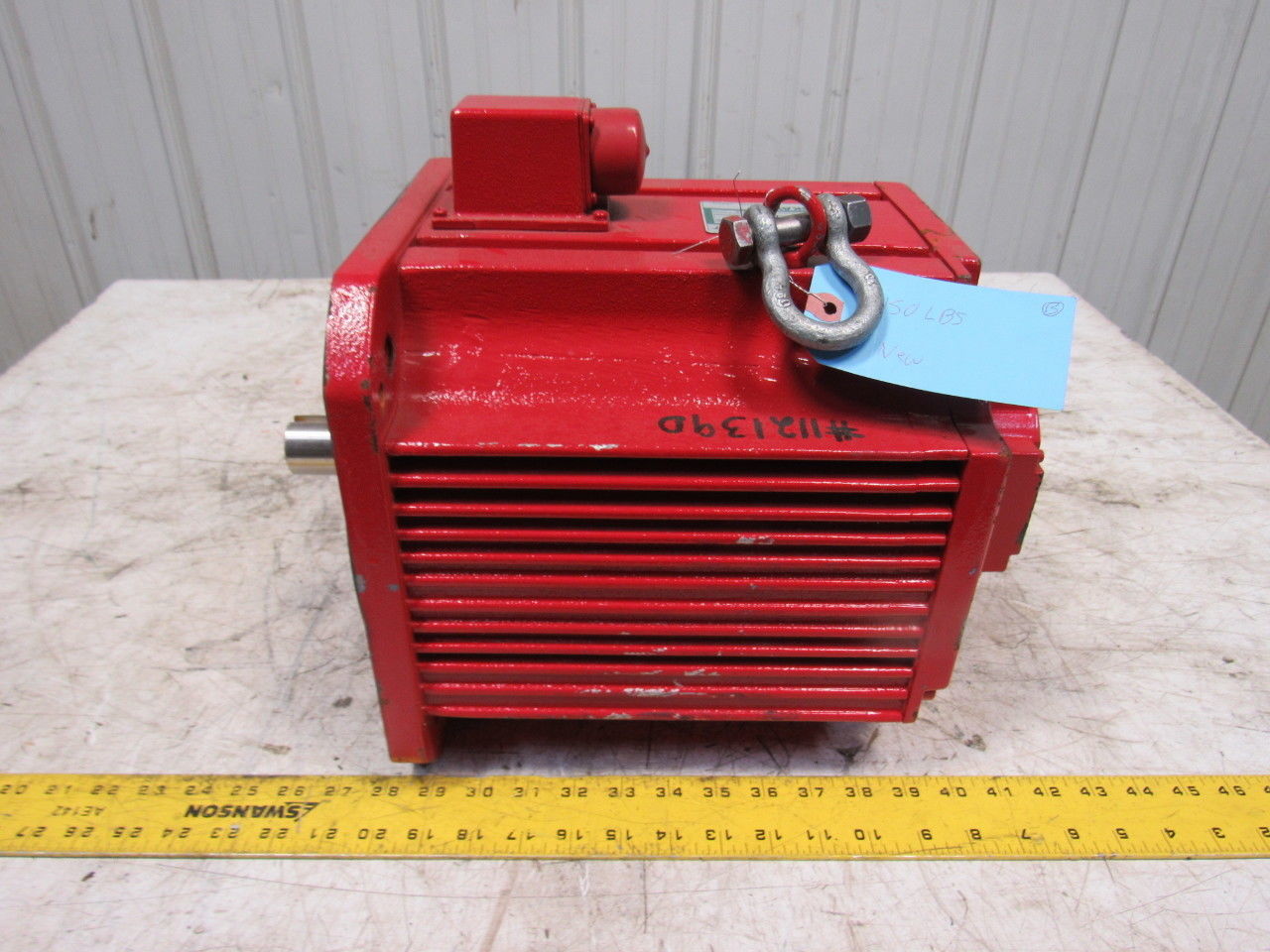 Yaskawa USADED-45-YR14X 6Hp 4.5kW 2000RPM AC Servo Motor W/ Absolute Encoder