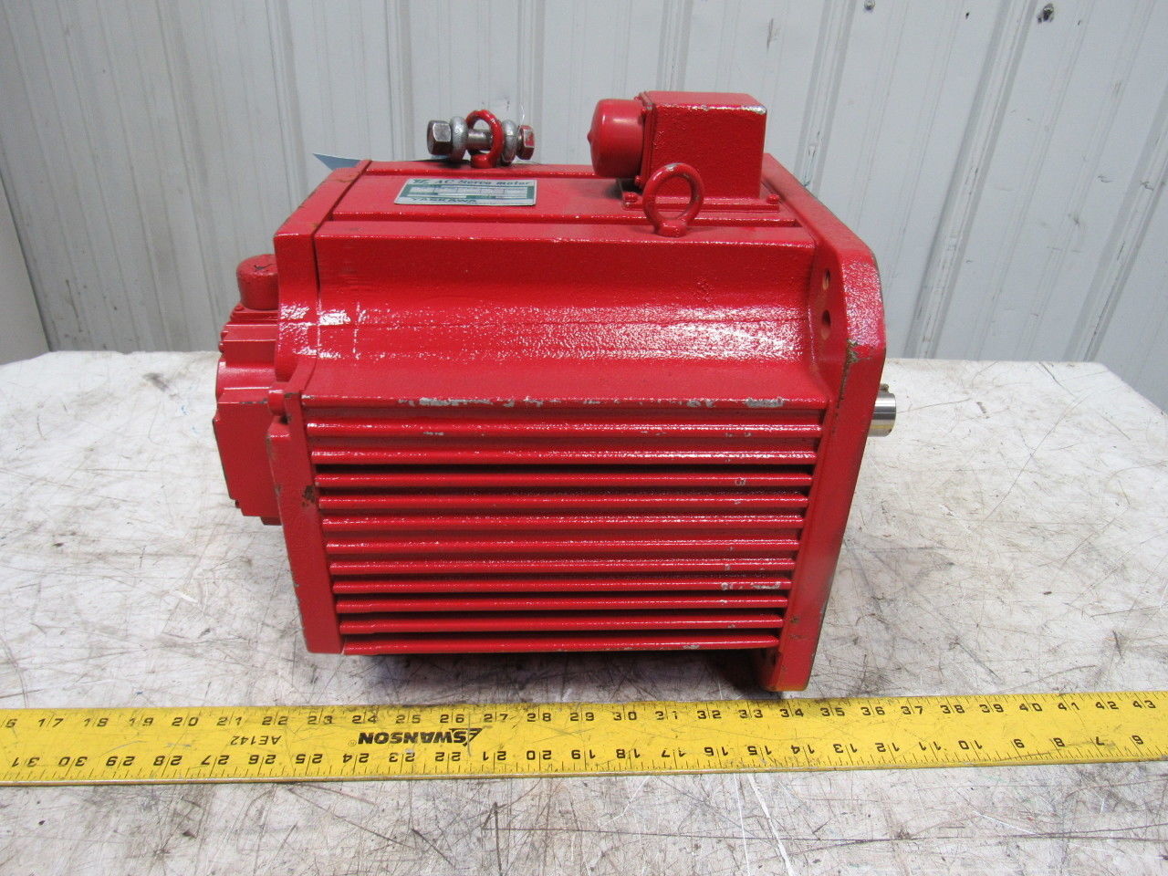 Yaskawa USADED-45-YR14X 6Hp 4.5kW 2000RPM AC Servo Motor W/ Absolute Encoder