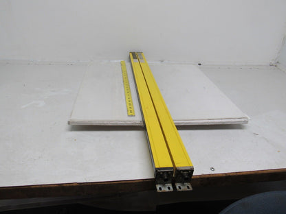 Omron F3S-B362P-D  F3S-B362P-L 35" Light Curtain Set Emitter & Receiver