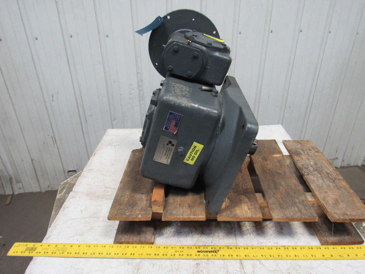 Morse 184MQ5329 50GCDV 600:1 1.16Hp 1750 RPM Input 2.91 RPM Output