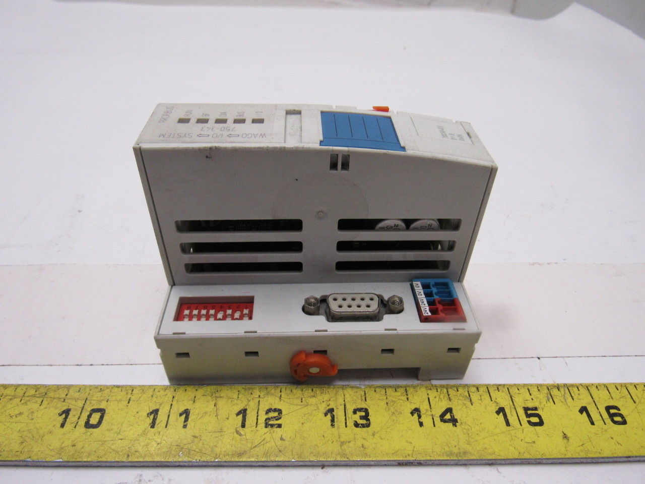 Wago D-32423 750-343 Profibus Inter Fieldbus Coupler I/O System DIN 35 Rail 24V