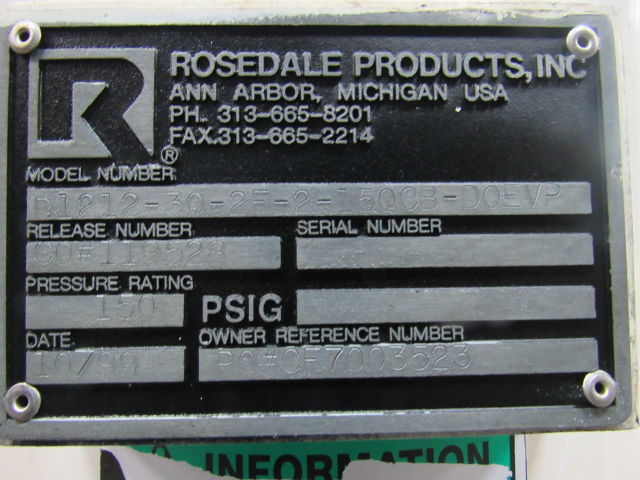 Rosedale D1212-30-2F-2-150CB-DOEVP Duplex Vessel 12 Cartridge Filter Assembly