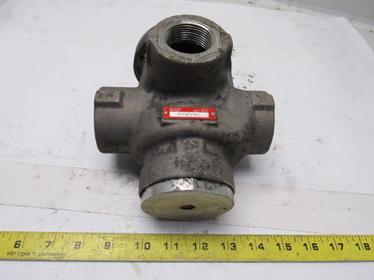 Parker Schrader Bellows N36471089 In Line Pilot Pneumatic Air Valve 1"x1-1/4"x3W