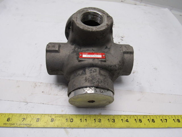 Parker Schrader Bellows N36471089 In Line Pilot Pneumatic Air Valve 1"x1-1/4"x3W