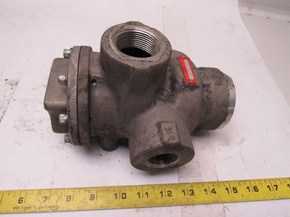 Parker Schrader Bellows N36471089 In Line Pilot Pneumatic Air Valve 1"x1-1/4"x3W