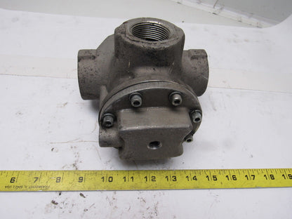 Parker Schrader Bellows N36471089 In Line Pilot Pneumatic Air Valve 1"x1-1/4"x3W