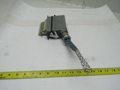 Harting HS12 24Pin 15A 500V Male Female Hinge Lock Cable Plug Ends