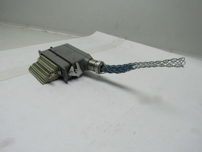 Harting HS12 24Pin 15A 500V Male Female Hinge Lock Cable Plug Ends