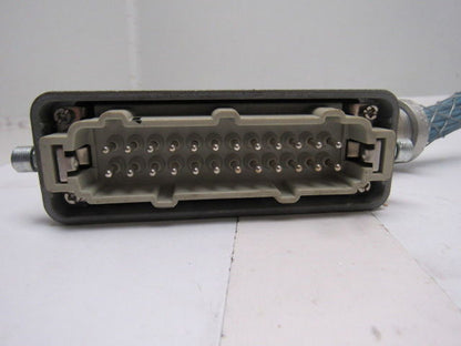 Harting HS12 24Pin 15A 500V Male Female Hinge Lock Cable Plug Ends