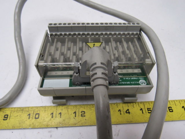 Allen-Bradley 1492-1FM20F-F24-2 Ser A 10-30V AC/DC  16 Fuse Field Module