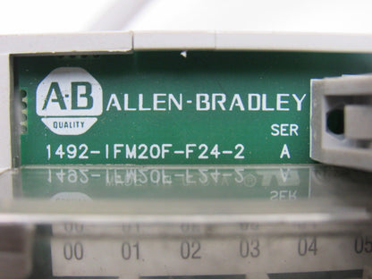 Allen-Bradley 1492-1FM20F-F24-2 Ser A 10-30V AC/DC  16 Fuse Field Module