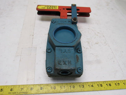 2" NPT Knife Lockout Isolation/Exhaust Valve