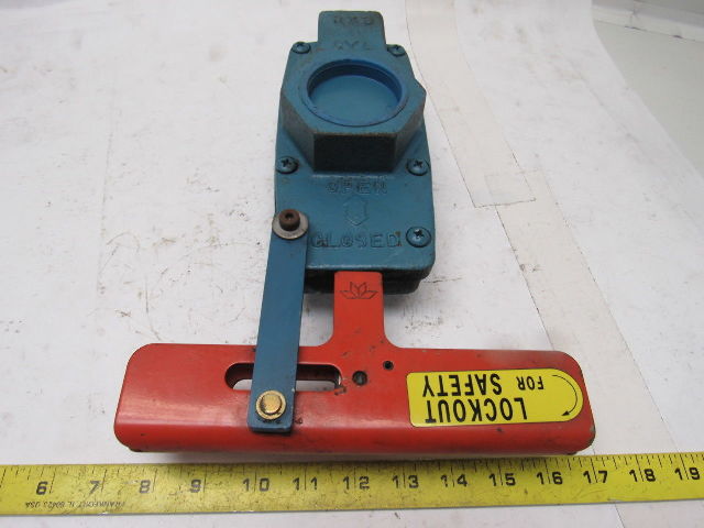 2" NPT Knife Lockout Isolation/Exhaust Valve