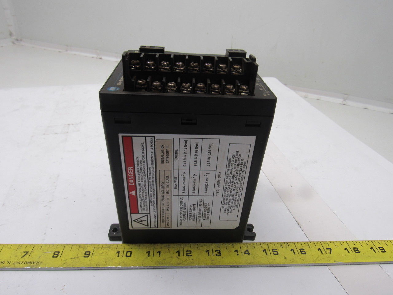 Allen Bradley 1404-M405A-232 Ser A FRN 1.04 Power Monitor 3000 120-240V
