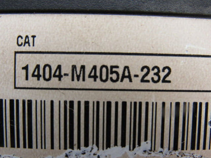 Allen Bradley 1404-M405A-232 Ser A FRN 1.04 Power Monitor 3000 120-240V