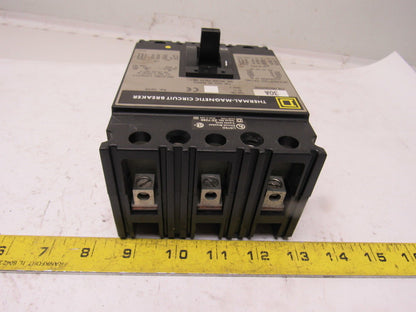 Square D  FHL360301352 30A 600V Thermal Magnetic Circuit Breaker W/Aux Contacts