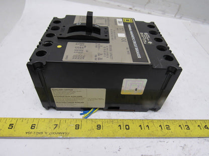 Square D  FHL360301352 30A 600V Thermal Magnetic Circuit Breaker W/Aux Contacts