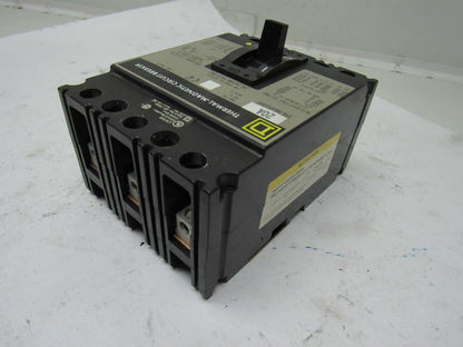 Square D FHL360201352 20A 600V Thermal Magnetic Circuit Breaker W/Aux Contacts