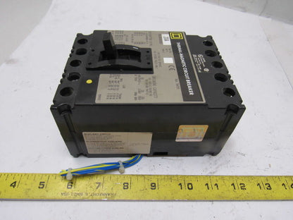 Square D FHL360201352 20A 600V Thermal Magnetic Circuit Breaker W/Aux Contacts