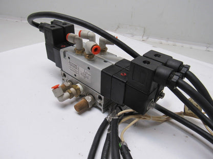Norgren V61R611AA218JA Double (2) Solenoid Control Air Valve 24VDC W/Manifold