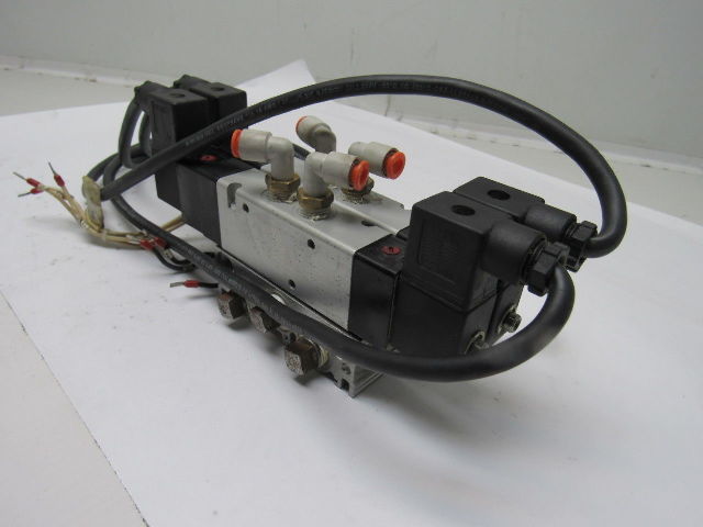Norgren V61R611AA218JA Double (2) Solenoid Control Air Valve 24VDC W/Manifold