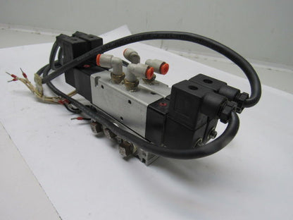 Norgren V61R611AA218JA Double (2) Solenoid Control Air Valve 24VDC W/Manifold