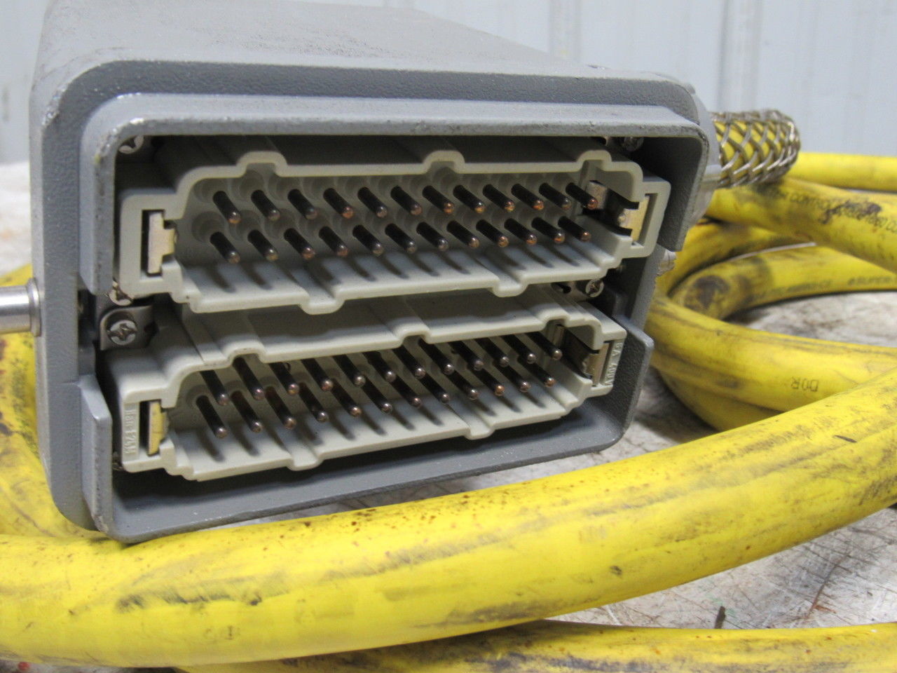 TCP Harting 16Awg 60 Conductor 16/60 Cable W/ 48 Pin Connectors 21' Long