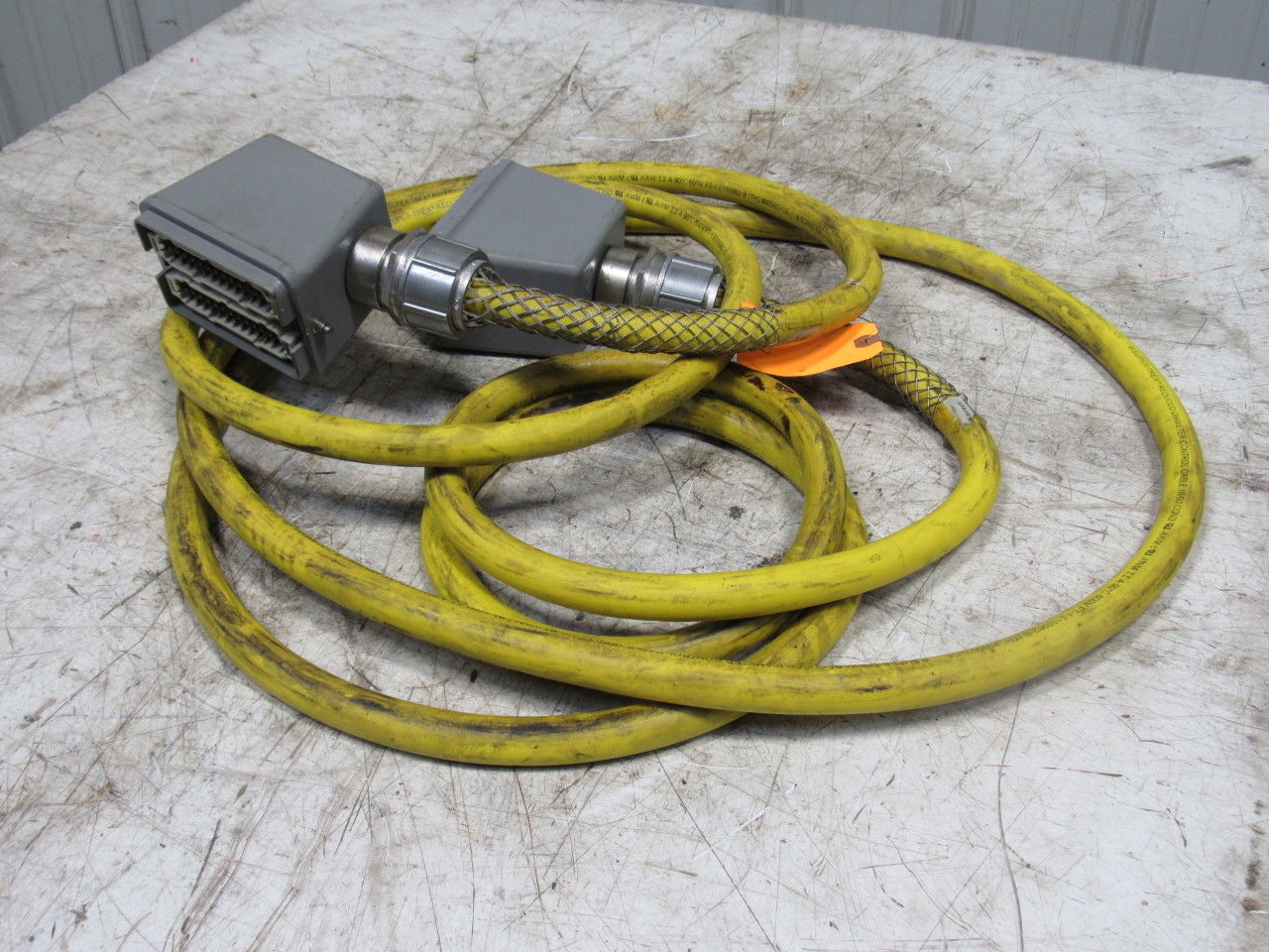 TCP Harting 16Awg 60 Conductor 16/60 Cable W/ 48 Pin Connectors 21' Long