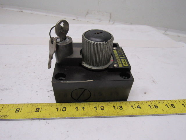 Parker FG3PKCALXBV Locking Flow Control Valve W/ Check And Keys