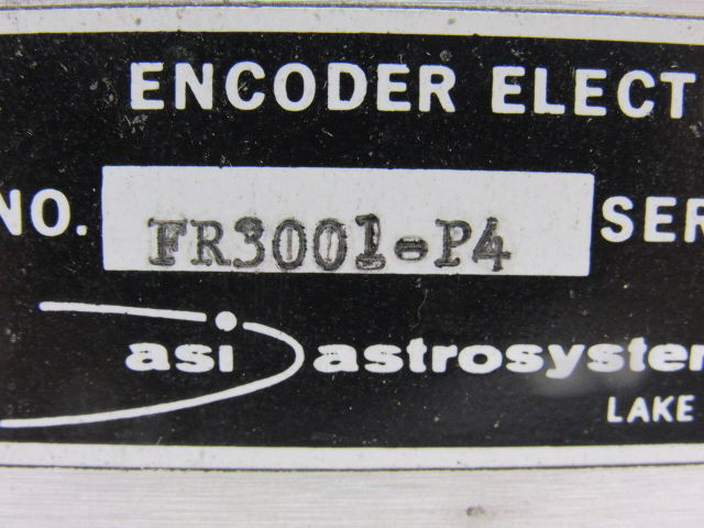 ASI Astrosystems FR3001-P4 Encoder Electronics Positioner