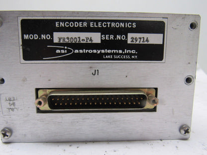 ASI Astrosystems FR3001-P4 Encoder Electronics Positioner