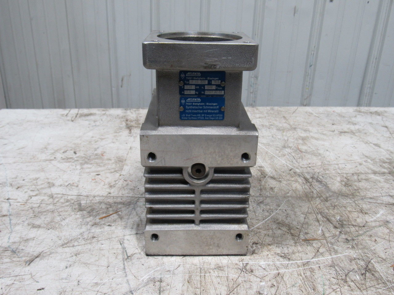 Atlanta 58 44 320 19.5:1 Ratio Gear Box 1.28kW 1500U/min 12.6 Kg