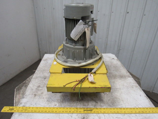 Marathon TFS 5Hp 575V 1750RPM 60Hz Vibra Screw Gyrator Motor On Base