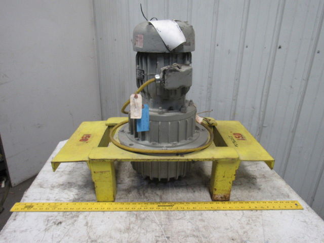 Baldor 4Hp 575V 1725RPM 3Ph Vibra Screw Gyrator Motor On Base