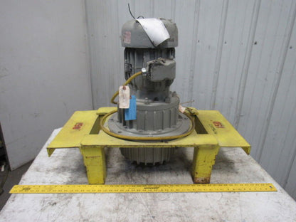 Baldor 4Hp 575V 1725RPM 3Ph Vibra Screw Gyrator Motor On Base