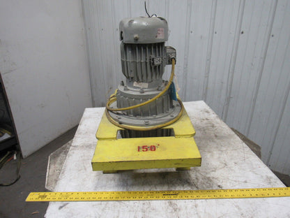 Baldor 4Hp 575V 1725RPM 3Ph Vibra Screw Gyrator Motor On Base