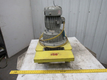 Baldor 4Hp 575V 1725RPM 3Ph Vibra Screw Gyrator Motor On Base