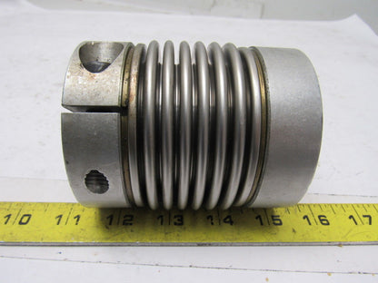 Bellows Coupling Elasticity High Torque Stepping Servo Motor Coupling 28mmx32mm