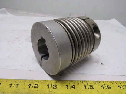Bellows Coupling Elasticity High Torque Stepping Servo Motor Coupling 28mmx32mm