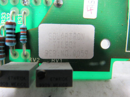 Solartron Tilbox PCB Circuit Board Card