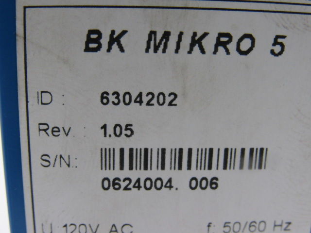 MSC Tuttlingen GMBH BK Mikro 5-RL 6304202 Tool Monitoring Scanning System