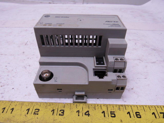 A-B Allen Bradley 1794-ACN15 Ser C Flex I/O ControlNet Adapter 24VDC Lot of 2