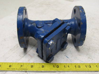 Crane FK 1" CL 150 Flange Inline Y Strainer Clean Out
