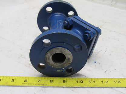 Crane FK 1" CL 150 Flange Inline Y Strainer Clean Out