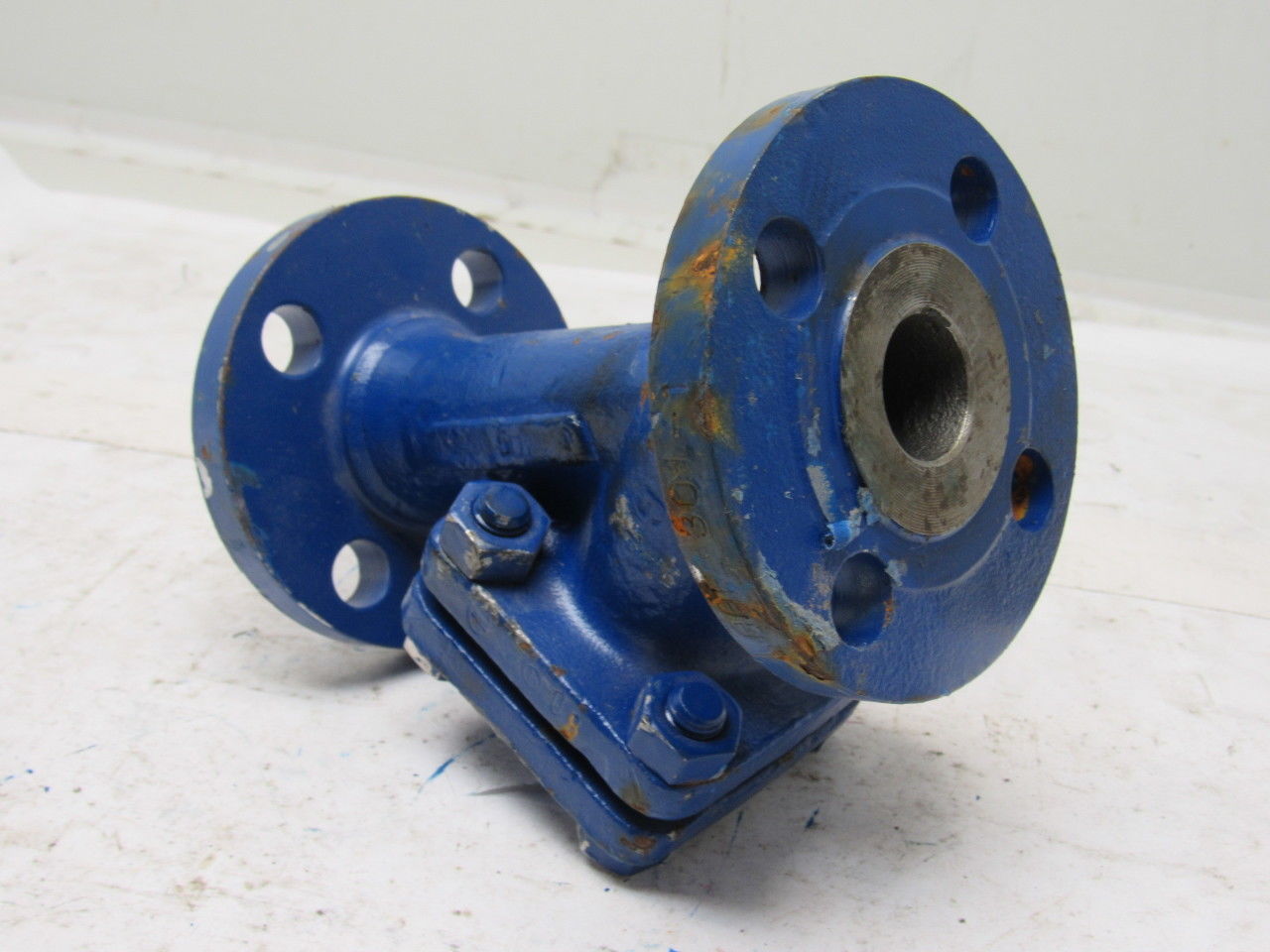 Crane FK 1" CL 150 Flange Inline Y Strainer Clean Out