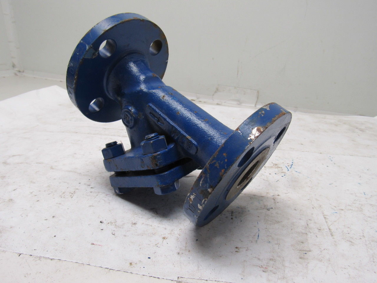 Crane FK 1" CL 150 Flange Inline Y Strainer Clean Out