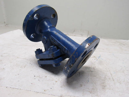 Crane FK 1" CL 150 Flange Inline Y Strainer Clean Out